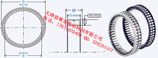 GMNFE458Z單向軸承圖紙