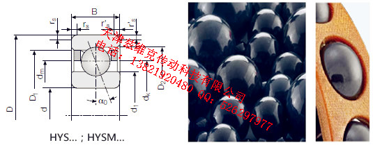 GMNHYS6003CTAP4+DUL角接觸球軸承圖紙